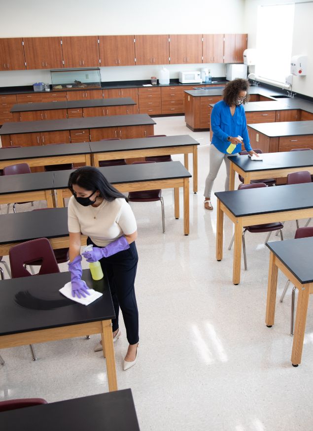 school and day care cleaning