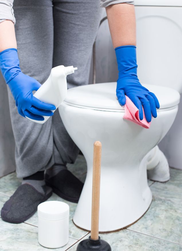 bathroom deep cleaning